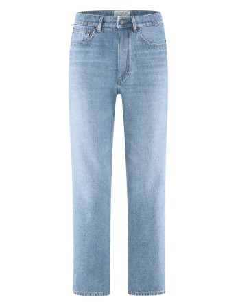 Highrise Jeans Hanf/Biobaumwolle - aqua [9bf271e53bed168cc291b3a935a192d9]
