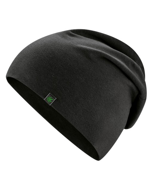 Beanie mit Yak Wolle Hanf/Biobaumwolle - black [c2b3b24144bde0fb1c3b81c21587ae36]