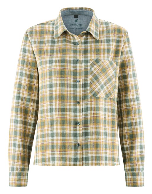 Sportliche Holzfällerbluse Hanf/Biobaumwolle - Casual Fit - dijon-barolo-thyme-nature [1b2b578e9e87f81e88b248a99f3652a5]