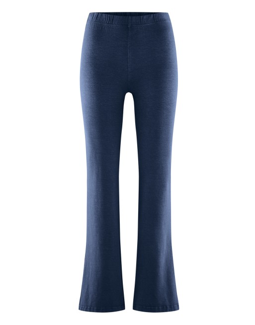 Bequeme Schlaghose aus Hanf/Biobaumwolle - navy [ab2bb0ba9cc07d07655583fd842d9714]