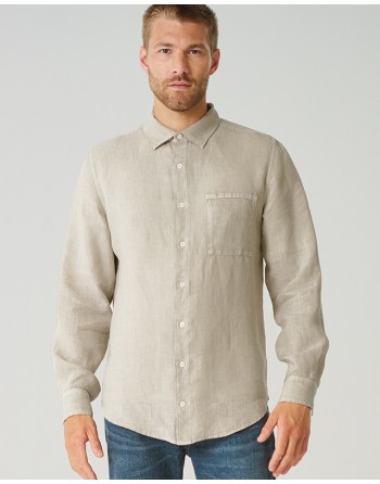 Pures 100% Hanfhemd Herren - Normal Fit - distel [83dfc3647fe6a0da6b1eb59da6e90480]