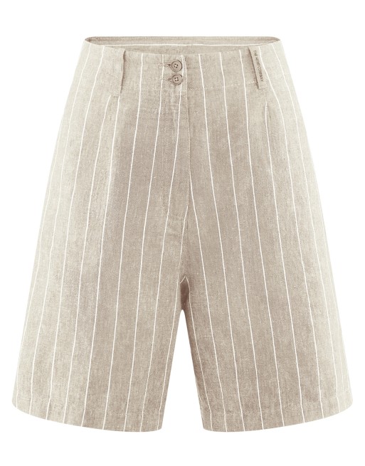 Gestreifte Damenhose aus Hanf/Biobaumwolle - distel [97aab2f6d4ae909c19dd44518624039e]