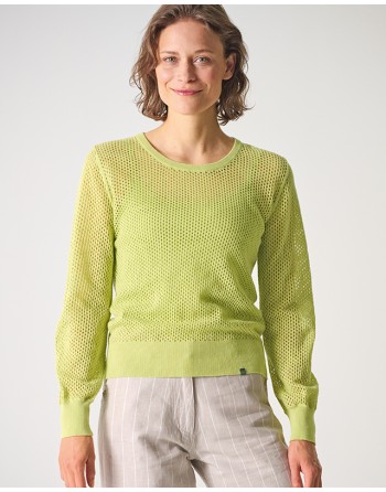 Luftiger Lochstrick Pullover Hanf/Biobaumwolle Slim Fit - distel [9e2224c2ce9f644a8ac9ed23e999d3b5]