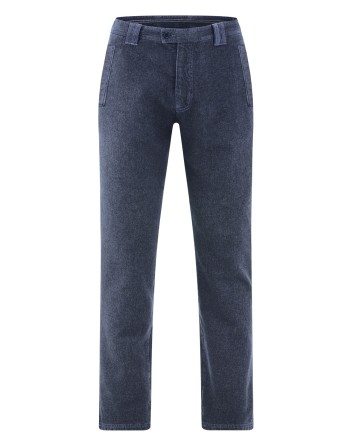 Chinohose mit dezentem Karomuster Hanf/Biobaumwolle - navy [05292ea5952071f23a3815bdcf2ead3e]