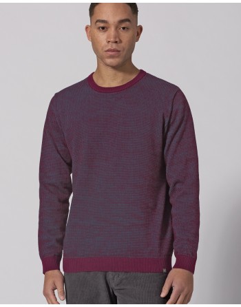 Zweifarbiger Strickpullover Hanf/Biobaumwolle Normal Fit - reef-shelf [57c7e165acb72692e5d19f7f105e4bff]
