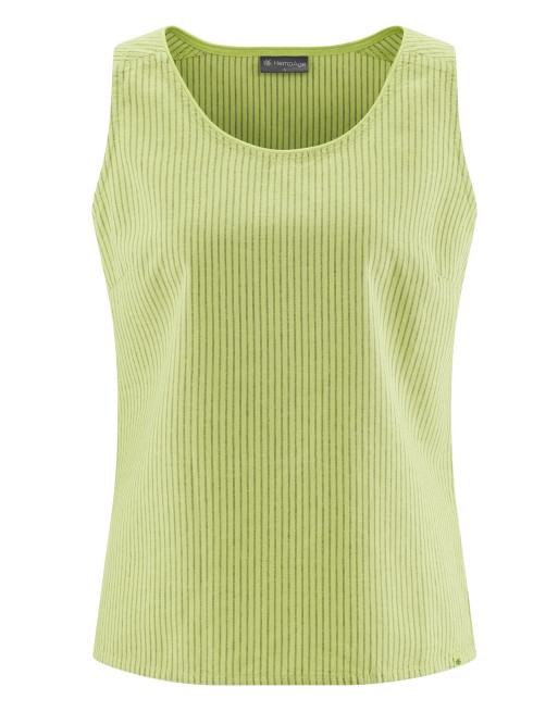 Hochwertiges Top in gestreiftem Design Hanf/Biobaumwolle - Normal Fit - bamboo [b6d45429a52a2f6cd28f7da8d1387b30]