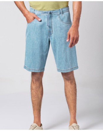 Shorts mit geradem Bein aus Hanf/Biobaumwolle - uniblue [1a89d4971634307fe5d6ee3ddd57031f]