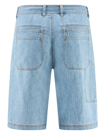 Shorts mit geradem Bein aus Hanf/Biobaumwolle - aqua [8b5668e628084ccaab9df34b23ed5715]