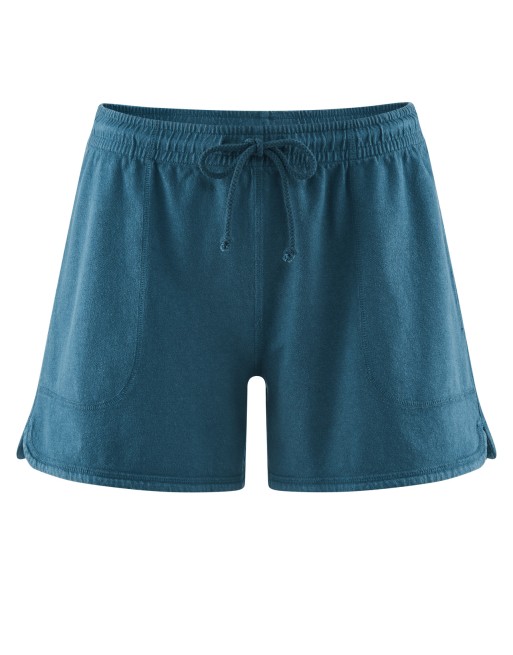 Shorts aus Piqué-Jersey mit elastischem Bund aus Hanf/Bio-Baumwolle - reef [e04390ae21ee138a5d5efd937dc96dee]