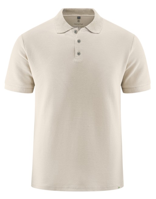 Poloshirt aus Piqué-Jersey aus Hanf/Biobaumwolle Normal Fit - distel [f37442c6ccd8c4f8ed0afb1d8aa1ade9]