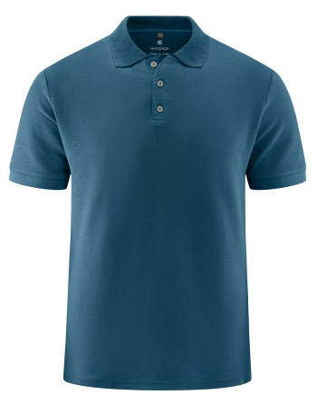 Poloshirt aus Piqué-Jersey aus Hanf/Biobaumwolle Normal Fit - reef [8be0e578e92e90100035765182d00c68]
