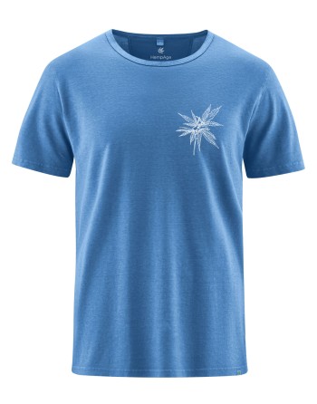 Zeitloses T-Shirt mit Print aus Hanf/Biobaumwolle - Normal Fit - ocean [ab9d77249b5f1adeccd8c2ff7609b340]