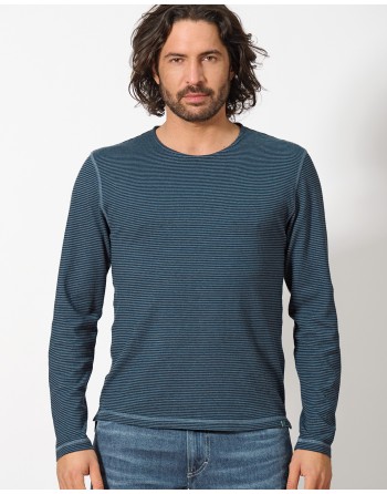 Langarmshirt mit Streifen Hanf/Biobaumwolle Normal Fit - black [f86407069aed24678efee6b3ac4cf07e]