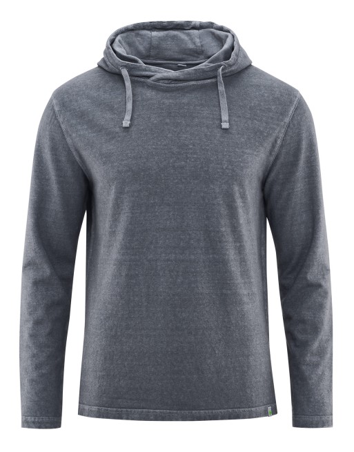 HempAge Herren Langarmshirt aus Hanf/Bio-Baumwolle – Normal Fit - shale [dbc3041fb8c6993a620f2d3fdb242411]