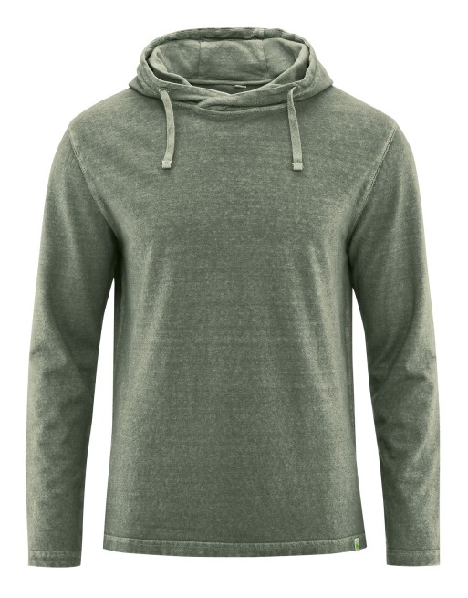 HempAge Herren Langarmshirt aus Hanf/Bio-Baumwolle – Normal Fit - moss [038c7697dc18d2c6ec91c404d571999d]