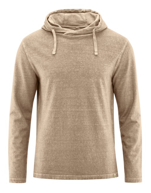 HempAge Herren Langarmshirt aus Hanf/Bio-Baumwolle – Normal Fit - shitake [5789246aff826073a8d9c2c439b65ea5]