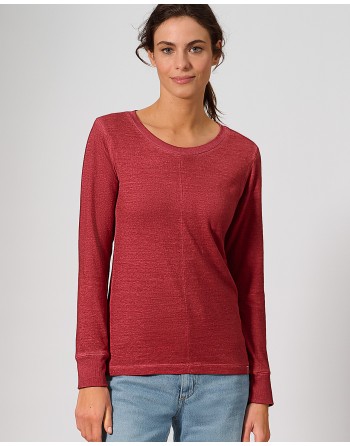 Bequemes Damen Langarmshirt aus Hanf & Bio-Baumwolle – Normal Fit - dove [a8abbdff90d3f0c12c88f584e84281ef]