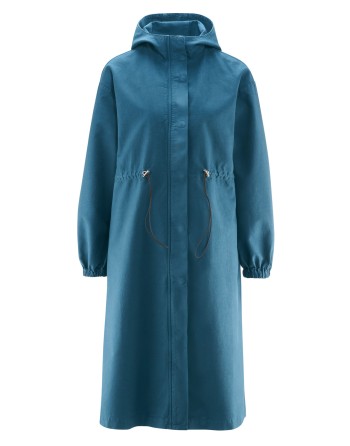 Damen Kapuzenmantel aus Hanf/Bio-Baumwolle Casual Fit - reef [d23e15cb1455615bf896bf1707cc484e]