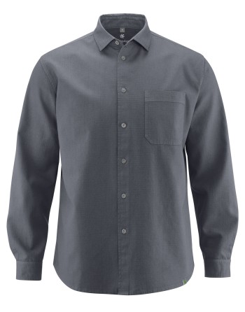 Robustes Worker-Hemd aus Hanf/Biobaumwolle - Casual Fit - shale [897ca988e49630816c6561346c57fa30]