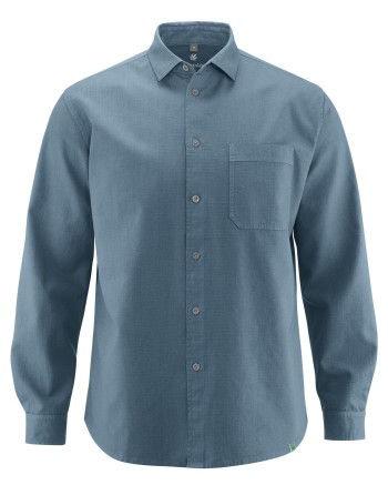 Robustes Worker-Hemd aus Hanf/Biobaumwolle - Casual Fit - dove [e6eb2f5d57cfdfb41af29abea247a9e5]