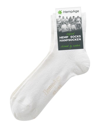 Klassische 90% Hanfsocke - white [233044c3860b95a958e70b1eae3cdcc1]