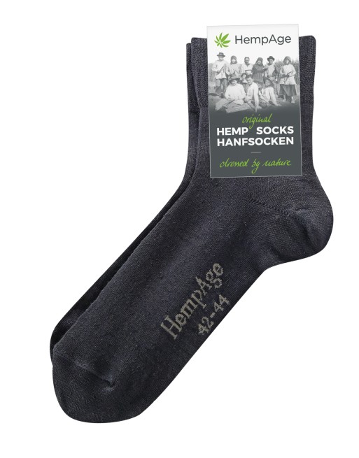 Klassische 90% Hanfsocke - black [6175a7e9daefc008ae29dc351f1dc63a]