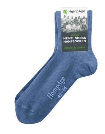 Klassische 90% Hanfsocke - blueberry [eba188a07b7ef334ae961b5b6c9e46c9]
