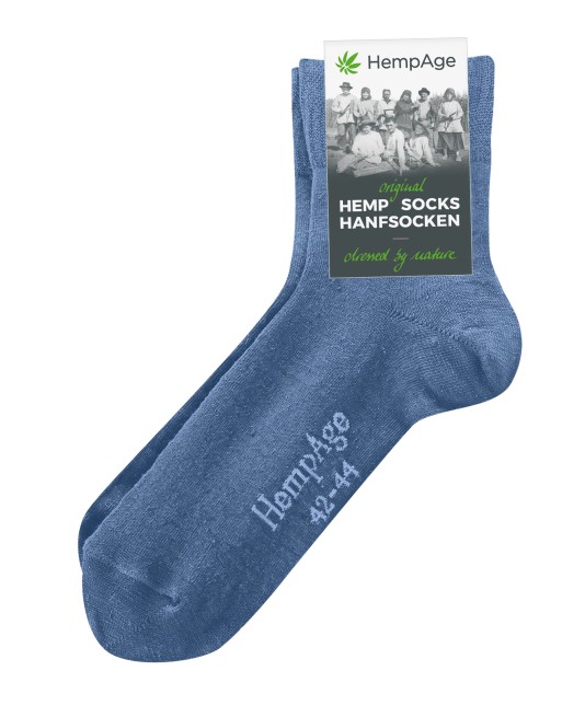 Klassische 90% Hanfsocke - blueberry [eba188a07b7ef334ae961b5b6c9e46c9]
