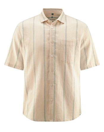 Herren Streifenhemd aus Hanf/Bio-Baumwolle Casual Fit - nature [ee6a94a13d48a3a1ef1d432dcf0e43dd]