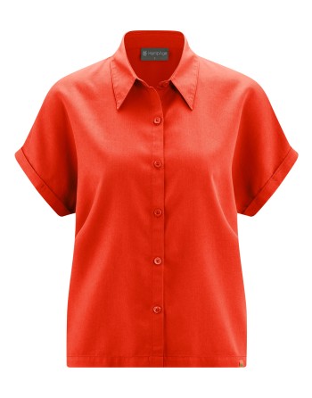 Legere Bluse Hanf/Lyocell - magna [c636fa23d4552e0ff14084f72ea37fd1]