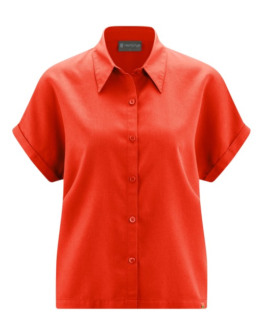Legere Bluse Hanf/Lyocell - magna [c636fa23d4552e0ff14084f72ea37fd1]
