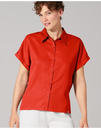 Legere Bluse Hanf/Lyocell - magna [43cec30477861a77d5cdedbe4544c20e]