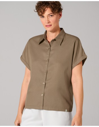 Legere Bluse Hanf/Lyocell - shitake [719462ee825432a7dd283a8b2f89f1e7]