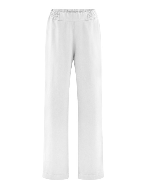 Leichte Damen Hose Hanf/Lyocell - white [5acb0268ae96ac718e3f7928a5774b35]