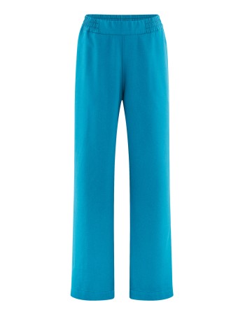 Leichte Damen Hose Hanf/Lyocell - azure [45b48c2ca0d34efb3234750256b23a54]