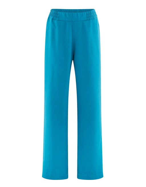 Leichte Damen Hose Hanf/Lyocell - azure [45b48c2ca0d34efb3234750256b23a54]