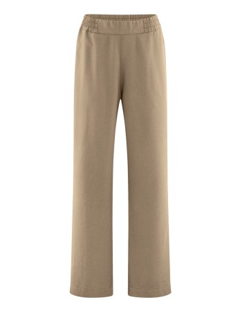Leichte Damen Hose Hanf/Lyocell - shitake [97f88f1a3e2322e19ee5d4a0bec94438]