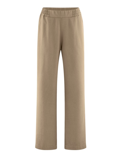 Leichte Damen Hose Hanf/Lyocell - shitake [97f88f1a3e2322e19ee5d4a0bec94438]