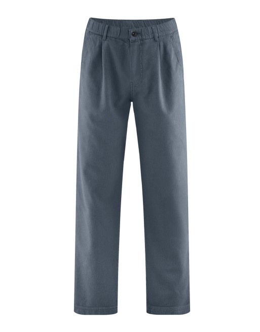 Cargohose mit Bundfalte aus Hanf/Bio-Baumwolle - graphit [ee1e5dabd78ed0f5b6e7f0d71b0d839c]