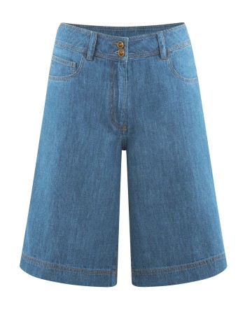 Bermuda 5-Pocket jeans Shorts Hanf/Biobaumwolle - uniblue [4f4f3dbbdfe1b49eb1b27c4be524a645]
