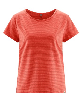 Gestreiftes Damen T-Shirt aus Hanf/Bio-Baumwolle - magna-nature [4aff8a92e827ed3f751668b57fe0c49f]