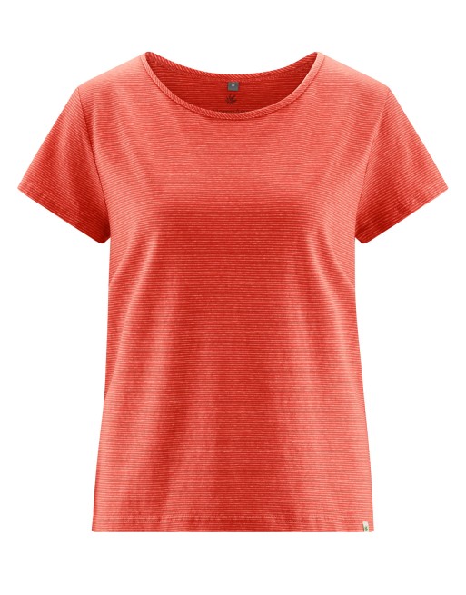 Gestreiftes Damen T-Shirt aus Hanf/Bio-Baumwolle - magna-nature [4aff8a92e827ed3f751668b57fe0c49f]