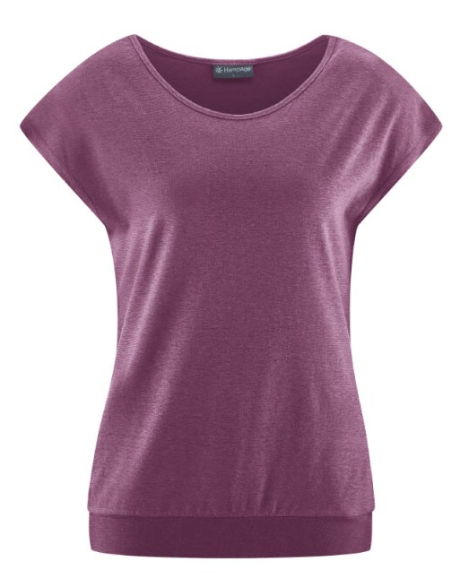 Ärmelloses Yogashirt aus Hanf & Bio-Baumwolle – Normal Fit - purple [9549e59951e6f37408a263716b4a5a09]