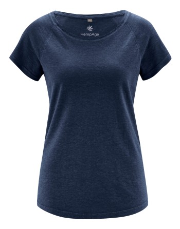 Raglan T-Shirt Hanf/Bio-Baumwolle Normal Fit - navy [c3338b8863efd2543c228b412ea82068]