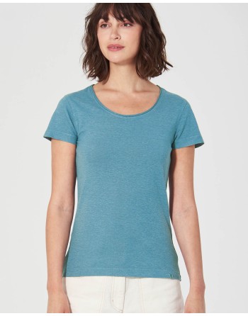 Luftiges T-shirt Hanf/Biobaumwolle Normal Fit - navy [3830729df6767fdf36d1083d2869be2f]