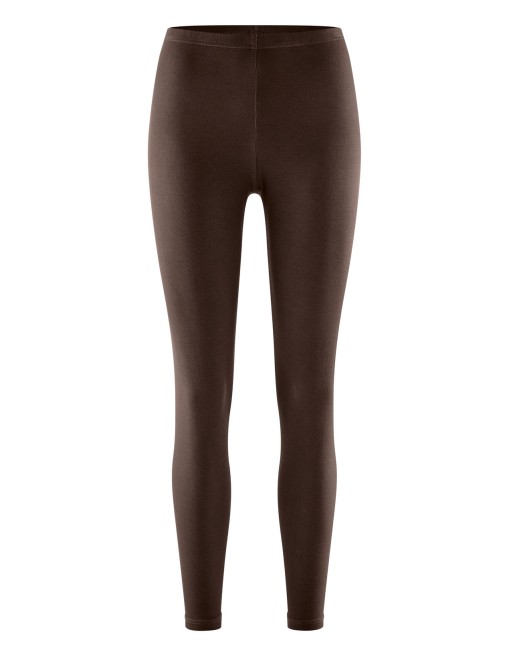Damen Leggings Hanf-Lyocell - espresso [346466596e3c2e3f575eb60b86cf5f9d]