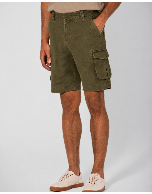 Solide Cargoshorts aus Hanf/Biobaumwolle - peat [520db49ea6e9a1f255032e35b6d1781f]