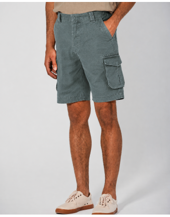 Solide Cargoshorts aus Hanf/Biobaumwolle - titan [eec6bf22bf6881a99d110deeb70c5ceb]