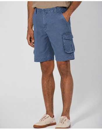 Solide Cargoshorts aus Hanf/Biobaumwolle - blueberry [95cde9986e2ea3ca728da3d0b8be9203]