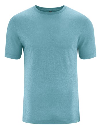 Körpernahes T-Shirt Hanf/Biobaumwolle - Slim Fit - wave [93307250a1605065d6a22f6c33771c42]